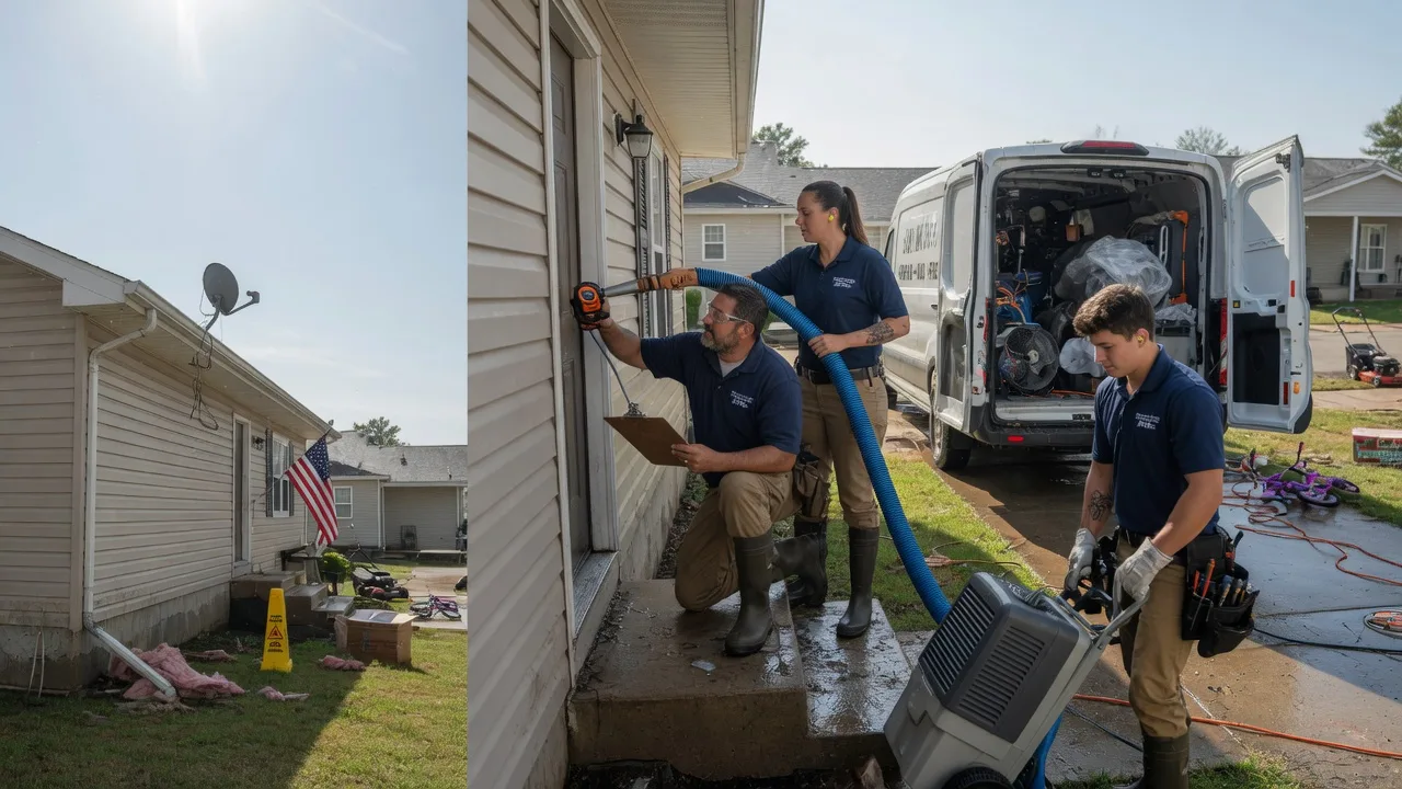 Ceiling Water Damage Restoration in Eden, VT near me